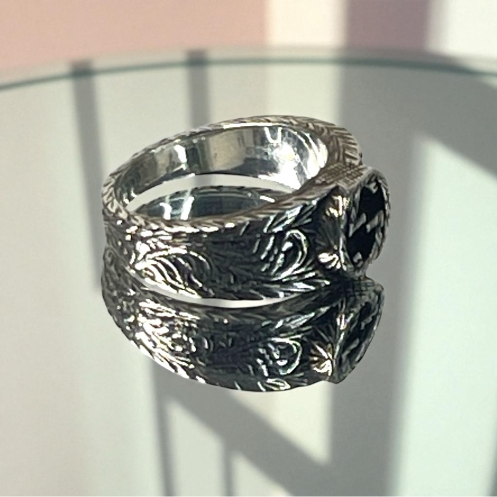 Gucci Arabesque Interlocking Gg Ring Sterling Sil… - image 6